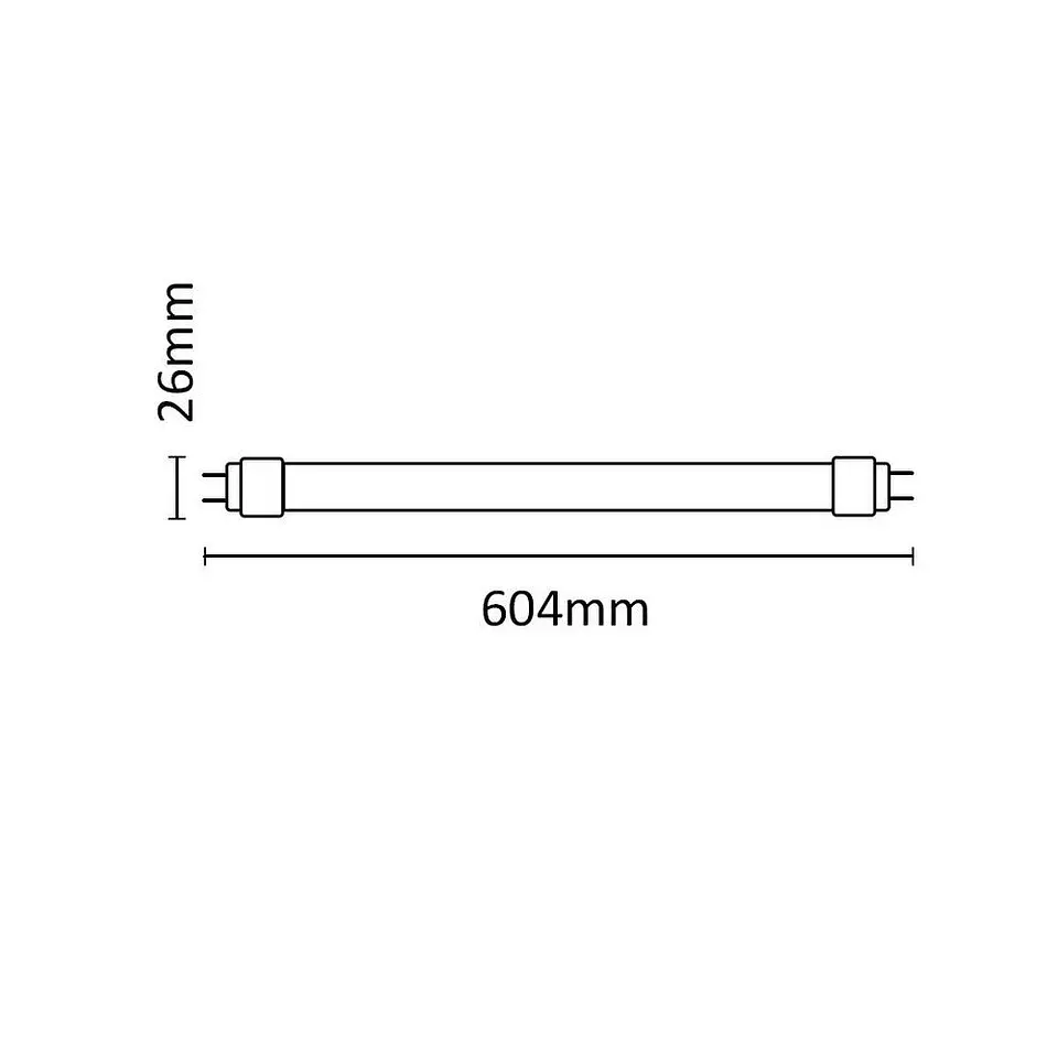 Tubo LED Asalite Vidro G13 9W 1260Lm 4000K IP20 [ASAL-0177] 7