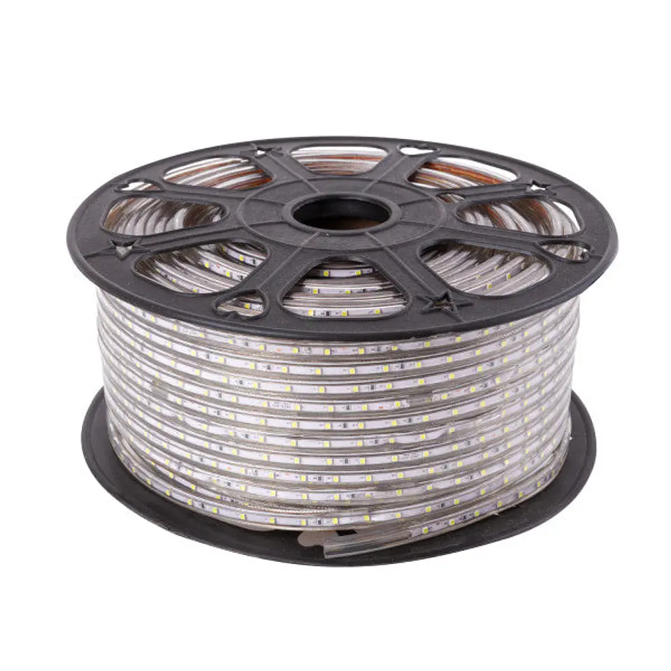 Faixa de 60 LEDs/M 480W 24.000Lm SMD3528 220VAC IP65 x100M 40.000H [HO-2203528-60-100MY] 1