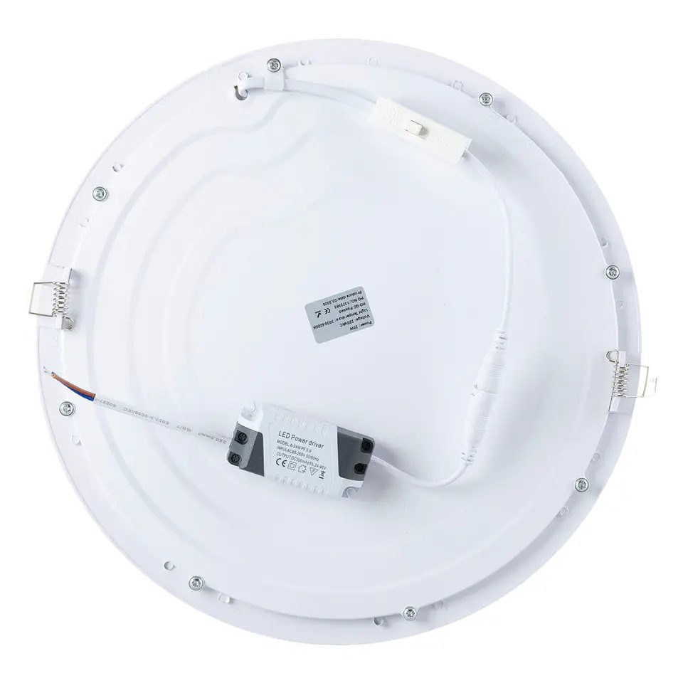Painel de LED 25W 2.000Lm CCT (Tom de Luz RegulÃ¡vel) 3000-6000ÂºK Circular 40.000H [HO-RDP16-25W-CCT] 4
