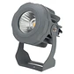 Refletor LED de 10W IP65 2700K com estaca para jardim, acabamento cinza - Thumbnail 2