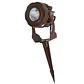 Refletor LED com estaca para jardim, 10W, IP65, 2700K, acabamento marrom. - Thumbnail 1