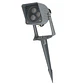 Refletor LED de 3W IP65 2700K com estaca para jardim, acabamento cinza - Thumbnail 1