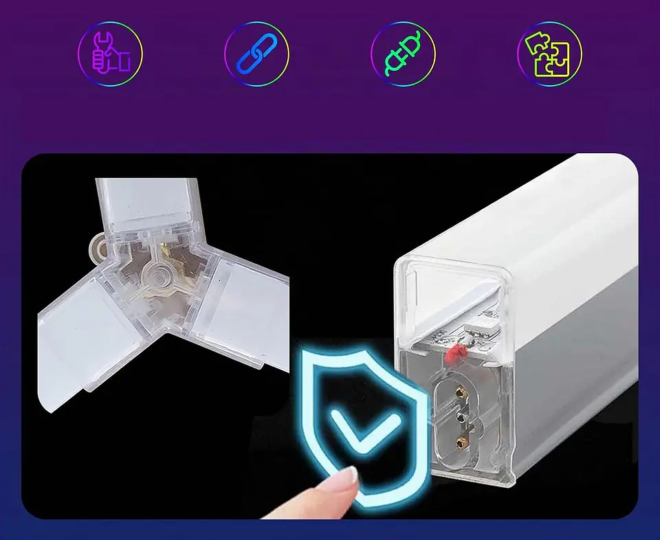 Kit Completo 11 Hexagonos RGB 3