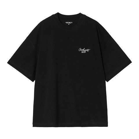 S/S SIGNATURE T-SHIRT (BLACK/WHITE) 