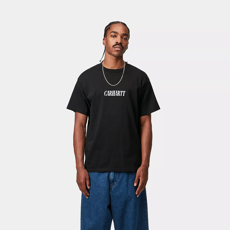 MULTI STAR SCRIPT T-SHIRT (BLACK/WHITE) 3