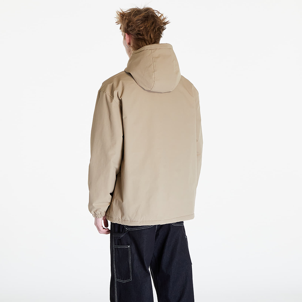 Hooded Coach Jacket UNISEX Leather/ Black 7