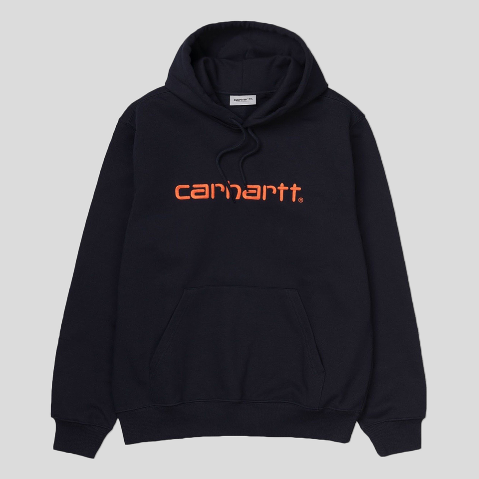 HOODED SWEAT (DARK/ORANGE) 1