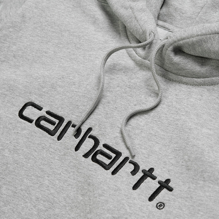 HOODED SWEAT (GREY/BLACK) 2