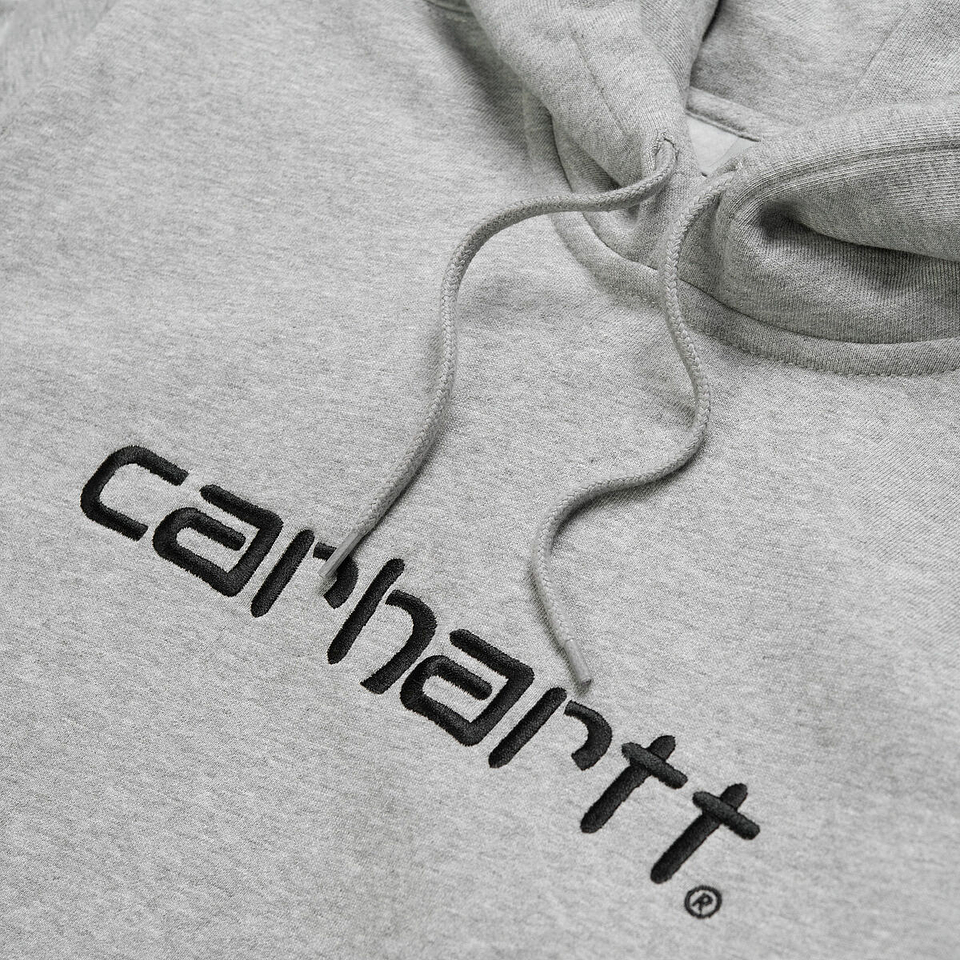 HOODED SWEAT (GREY/BLACK) 2