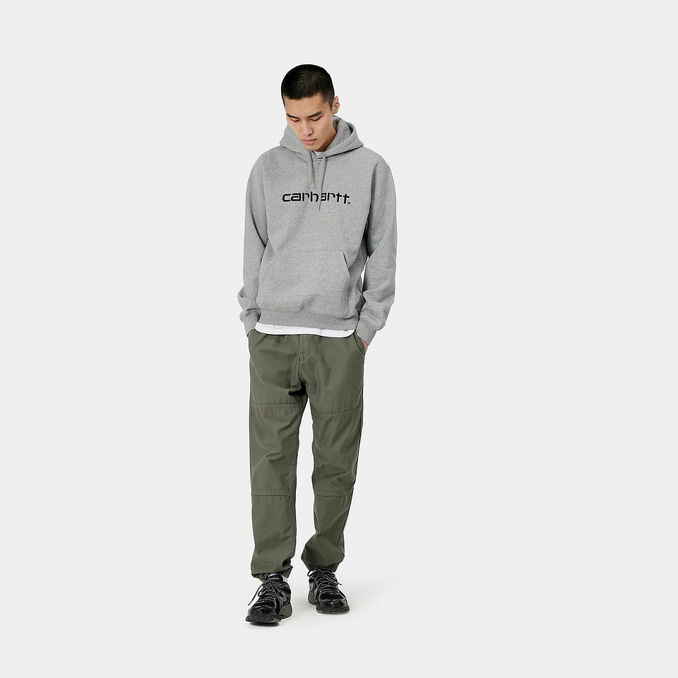 HOODED SWEAT (GREY/BLACK) 3