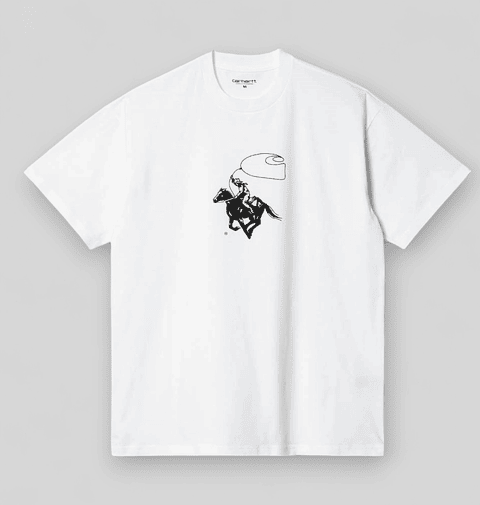 S/S LASSO T-SHIRT (white)
