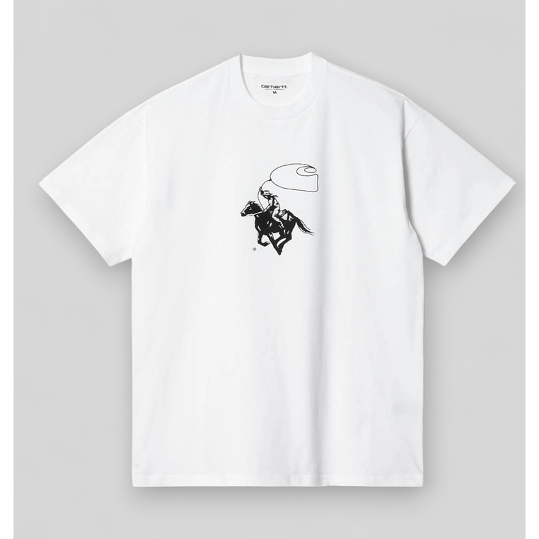 S/S LASSO T-SHIRT (white) 1