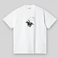 S/S LASSO T-SHIRT (white) - Thumbnail 1