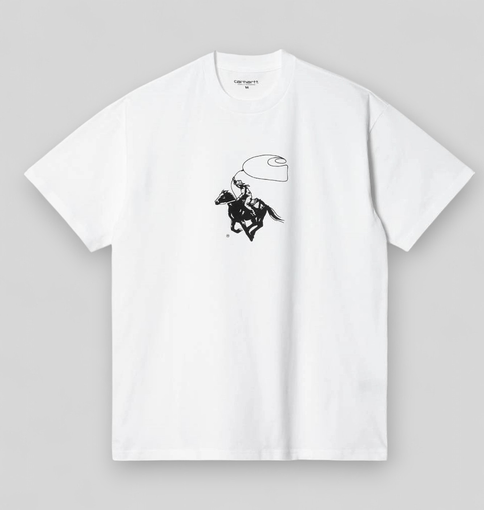S/S LASSO T-SHIRT (white) 1