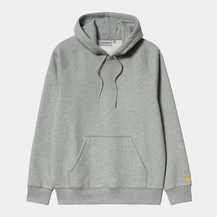 HOODED CHASE SWEATSHIRT (STONE GREY) 1