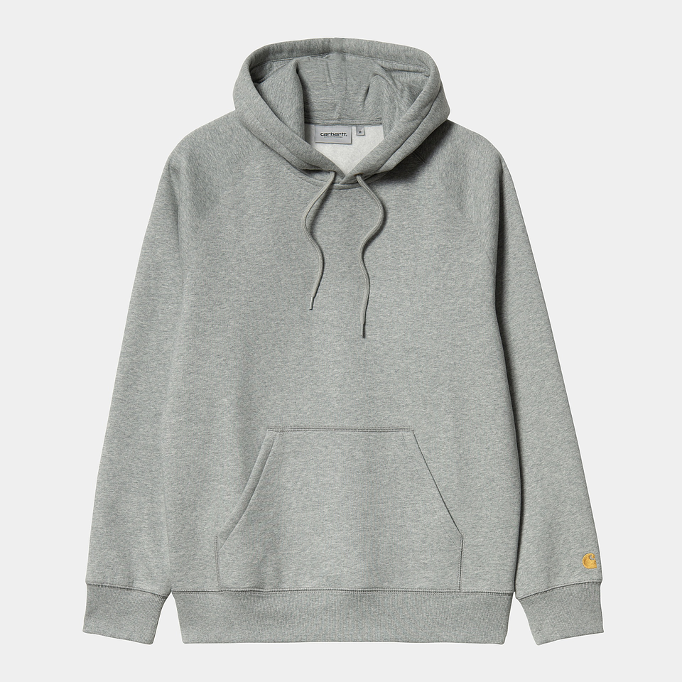 HOODED CHASE SWEATSHIRT (STONE GREY) 1