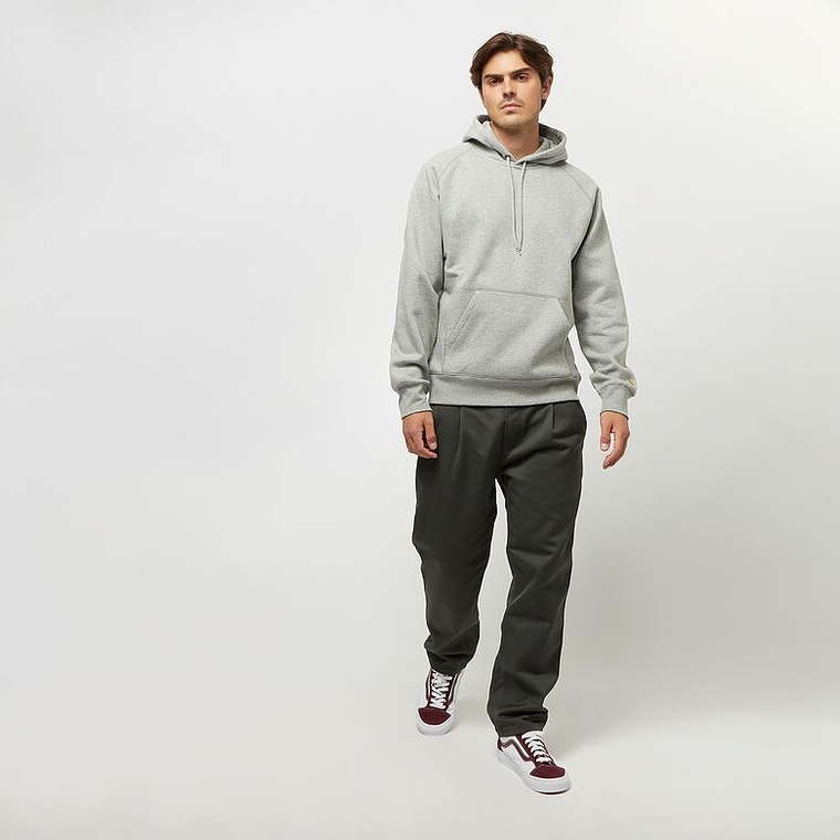HOODED CHASE SWEATSHIRT (STONE GREY) 3