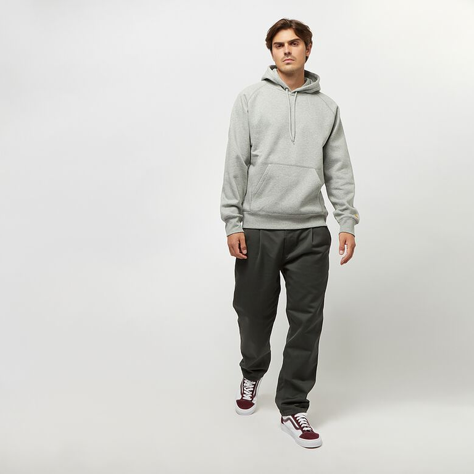 HOODED CHASE SWEATSHIRT (STONE GREY) 3