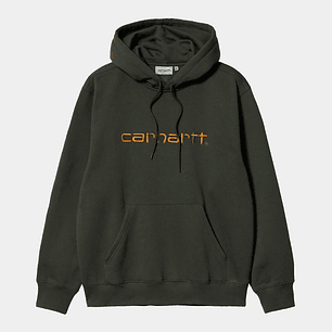 HOODED SWEAT (BOXWOOD/OCHRE)