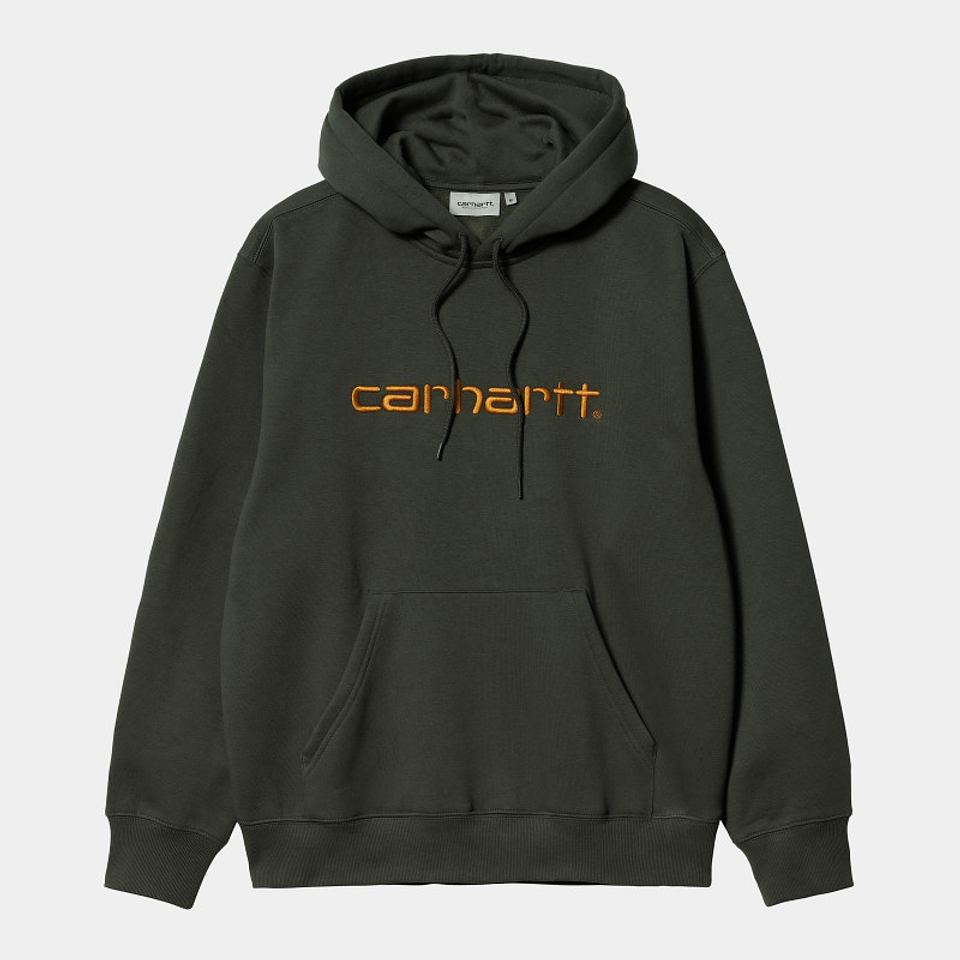 HOODED SWEAT (BOXWOOD/OCHRE) 1