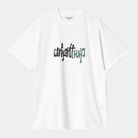 S/S Brush WIP T-Shirt (White)