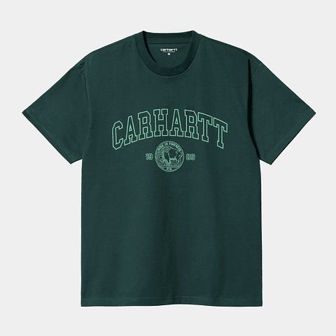 S/S COIN T-SHIRT (BOTANIC/AQUA GREEN)