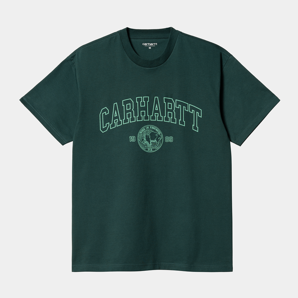 S/S COIN T-SHIRT (BOTANIC/AQUA GREEN) 1