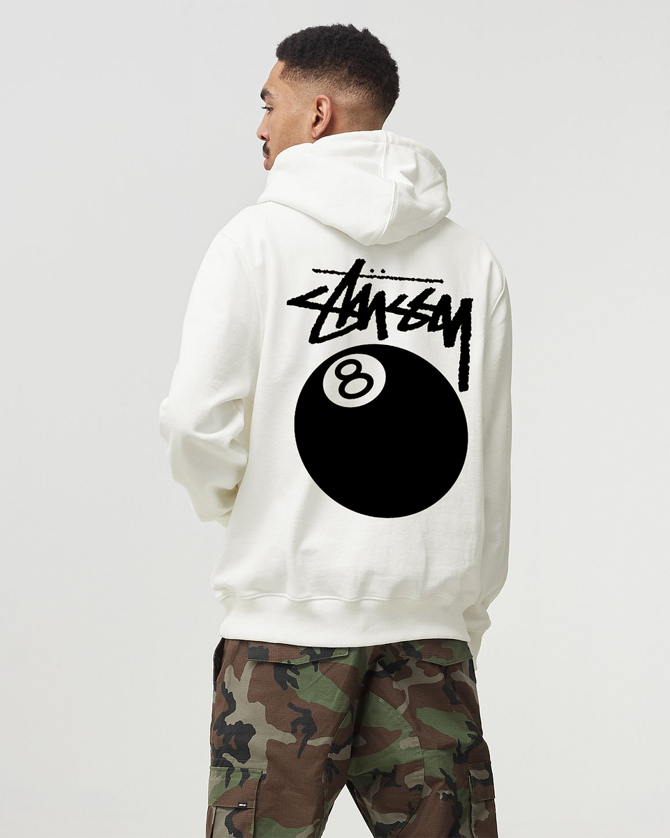 8 Ball Hoodie Natural 4