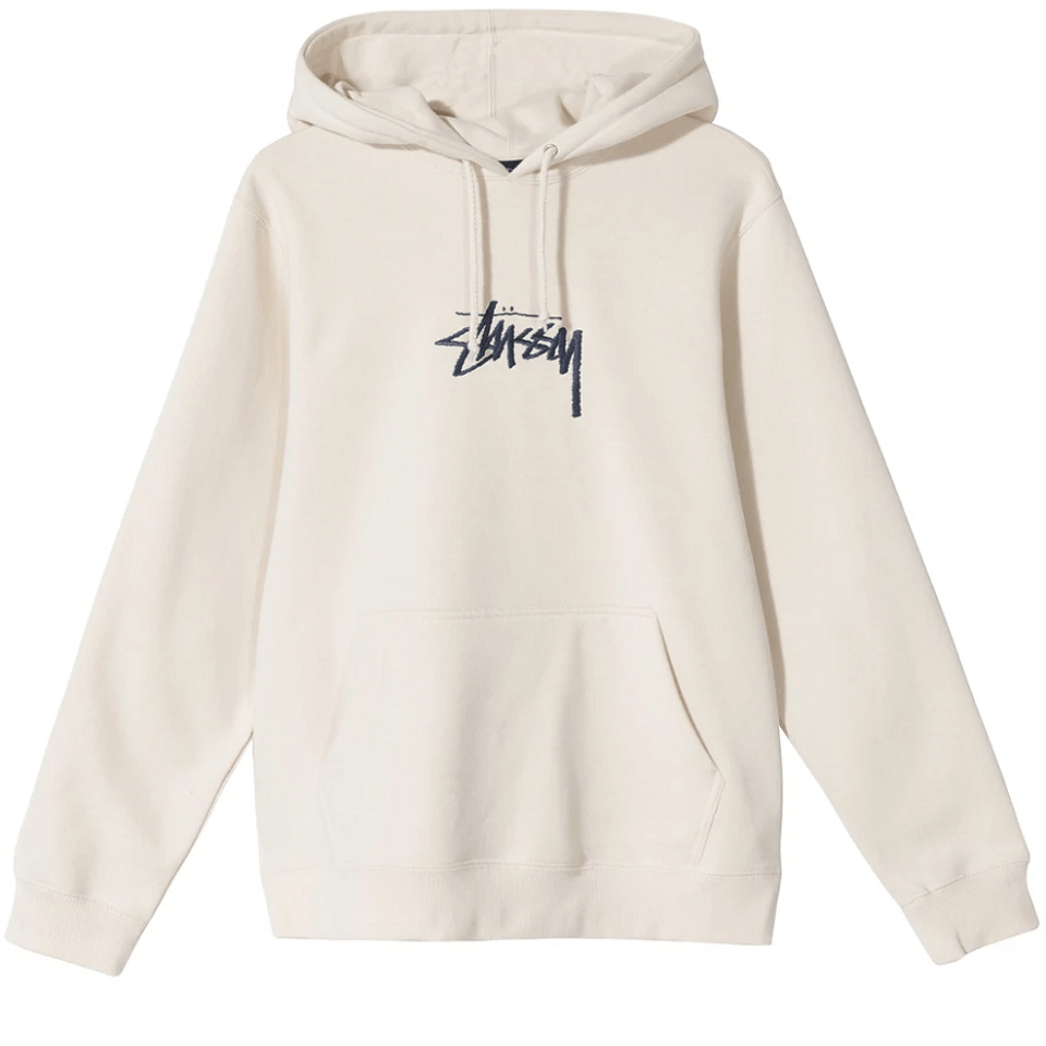 Stock Logo Hoodie (beige/navy blue)  1