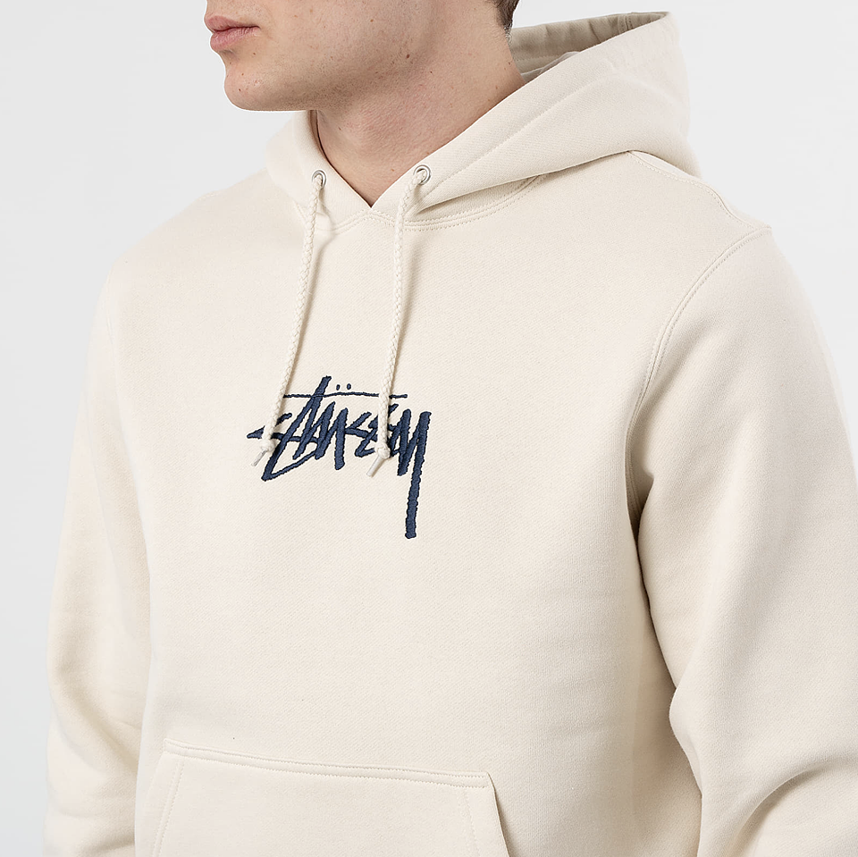 Stock Logo Hoodie (beige/navy blue)  3