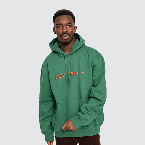 HOODED SWEATSHIRT (BONSAI/BRICK) 