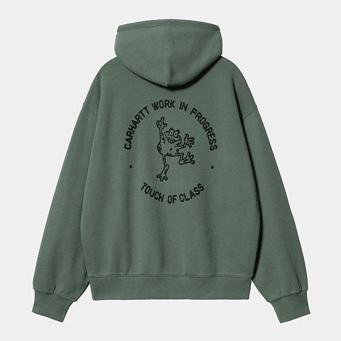 HOODED SWEATSHIRT (Duck Green/Black Stone)