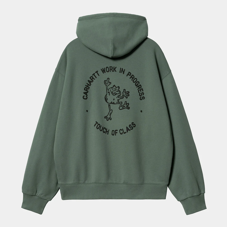 HOODED SWEATSHIRT (Duck Green/Black Stone) 1