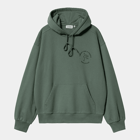 HOODED SWEATSHIRT (Duck Green/Black Stone)