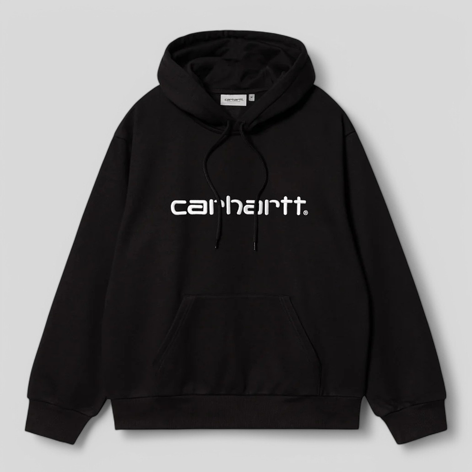 HOODED SWEATSHIRT (BLACK)  1