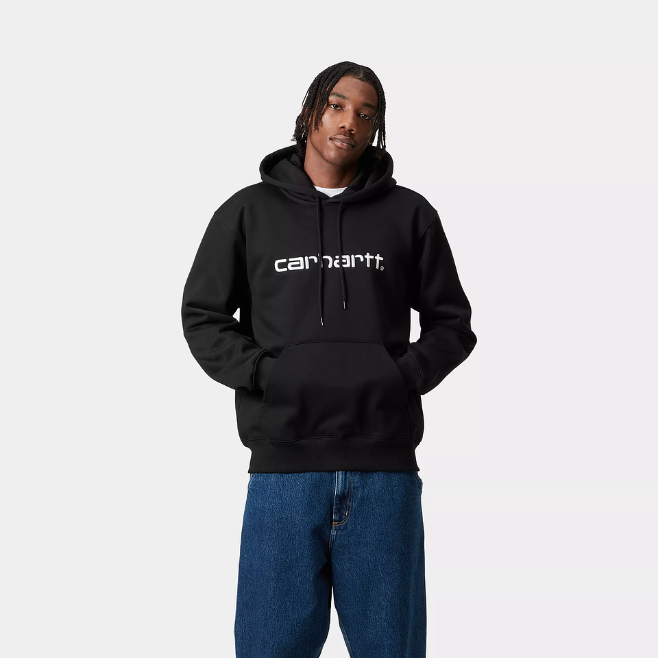 HOODED SWEATSHIRT (BLACK)  3