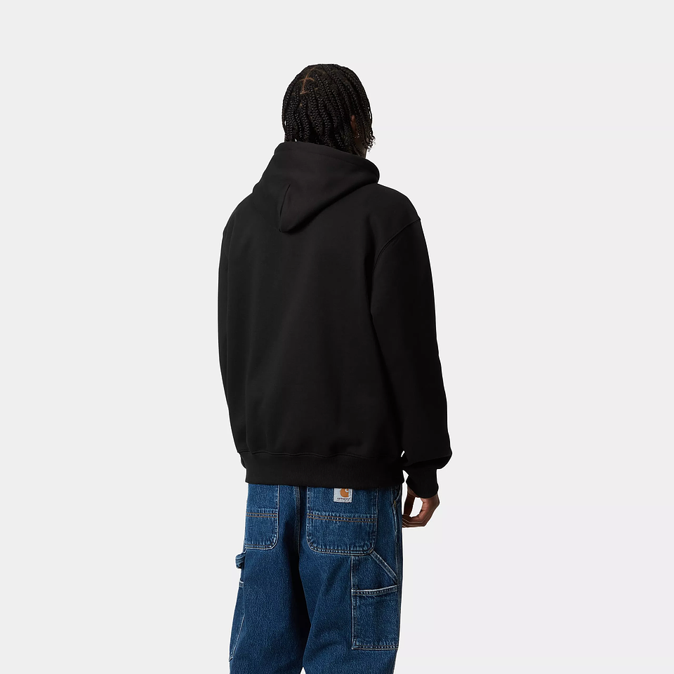 HOODED SWEATSHIRT (BLACK)  4