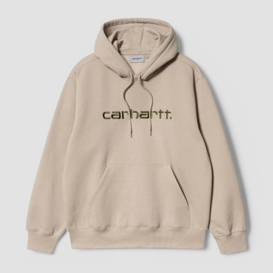 Hooded Sweatshirt (Wall Cypress/ Tan) 1