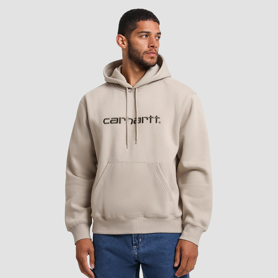 Hooded Sweatshirt (Wall Cypress/ Tan) 3