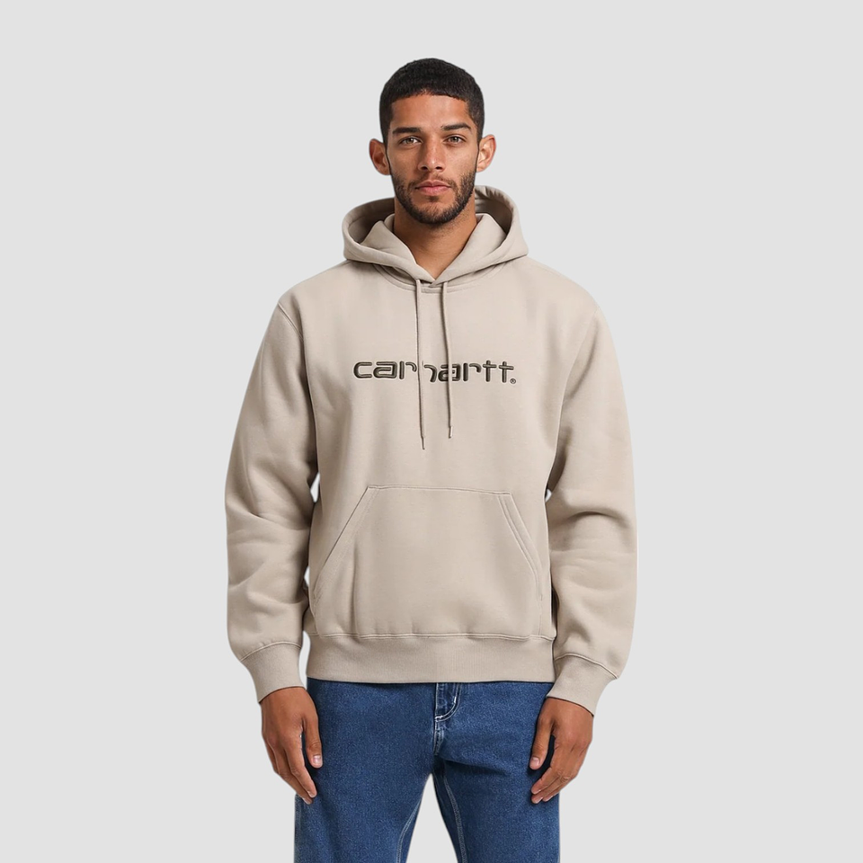 Hooded Sweatshirt (Wall Cypress/ Tan) 4