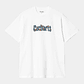 S/S SPIN SCRIPT T-SHIRT (BRANCO) - Thumbnail 1