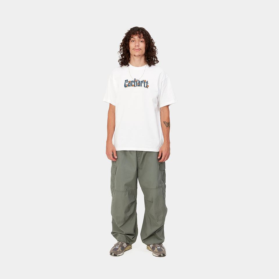 S/S SPIN SCRIPT T-SHIRT (BRANCO) 3