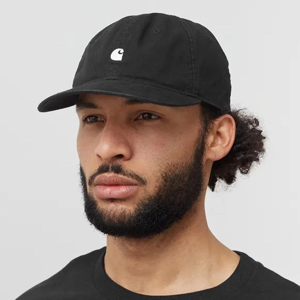 Script Logo Cap - Black/White 3