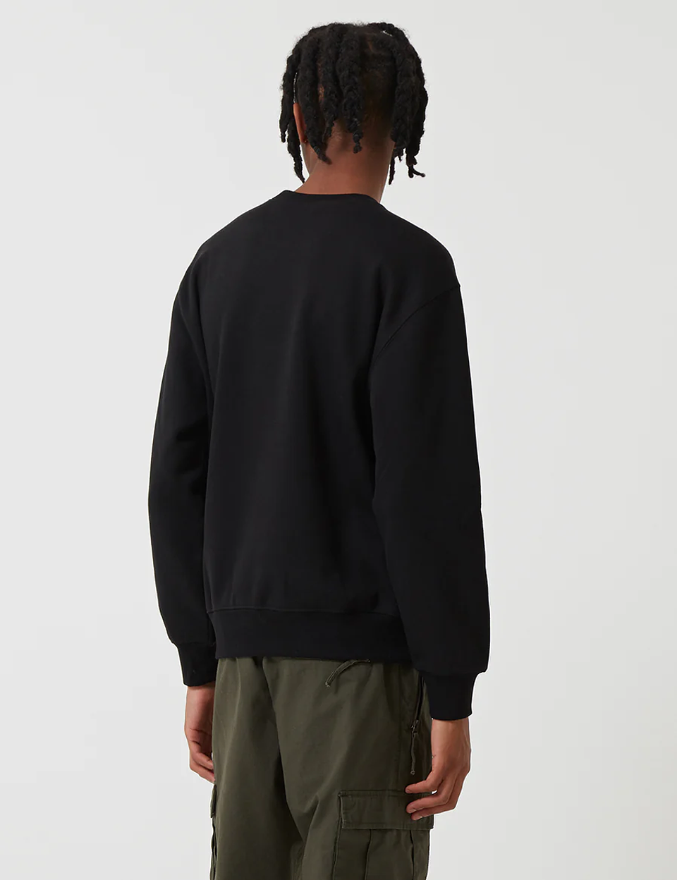 SCRIPT SWEATSHIRT BLACK 5