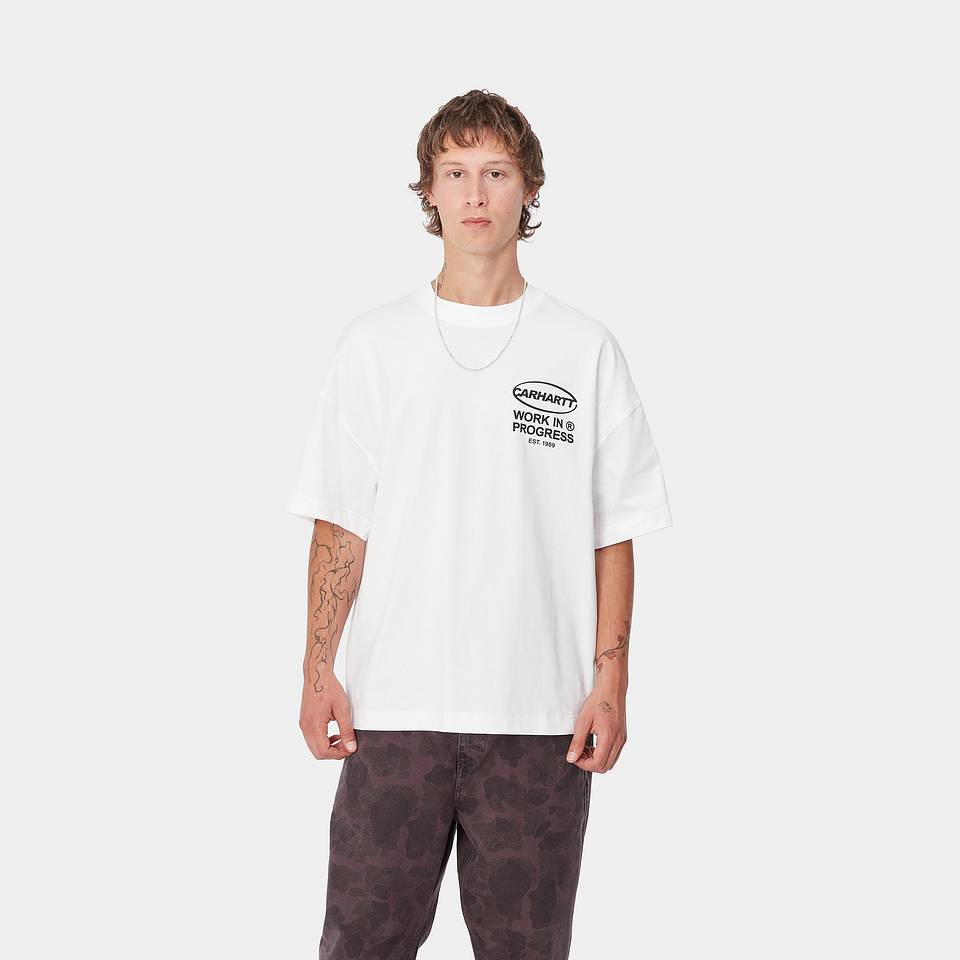 S/S Body Of Work T-Shirt (white)  2