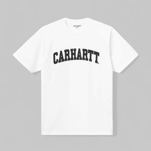 S/S UNIVERSITY SCRIPT T-SHIRT (WHITE)