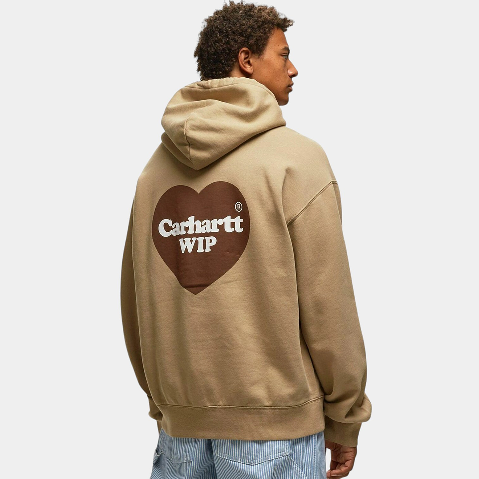 HOODIE HEART SWEAT (DUSTY BROWN) 4