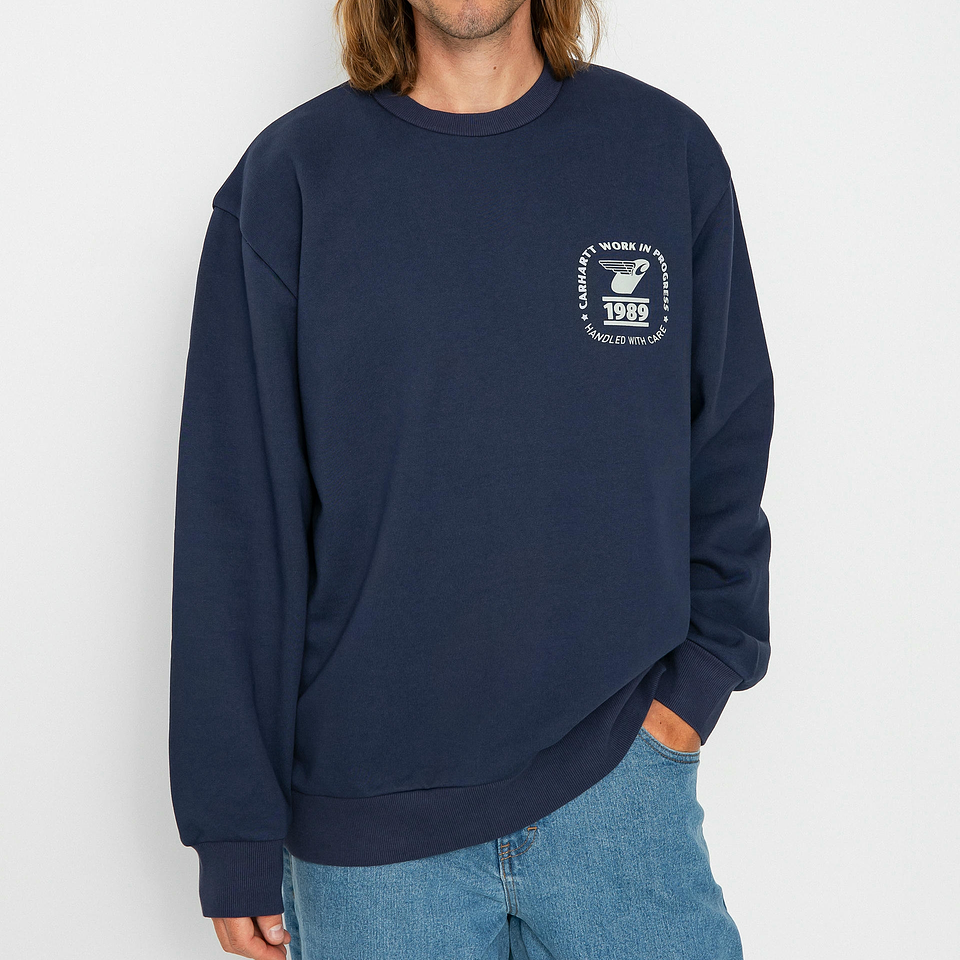 STAMP STATE SWEAT BLUE/GREY 3