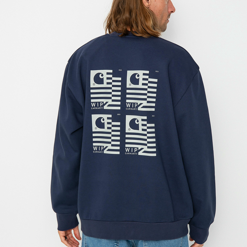 STAMP STATE SWEAT BLUE/GREY 4