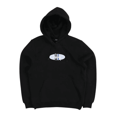 Oval Stock Logo Hoodie  (black)